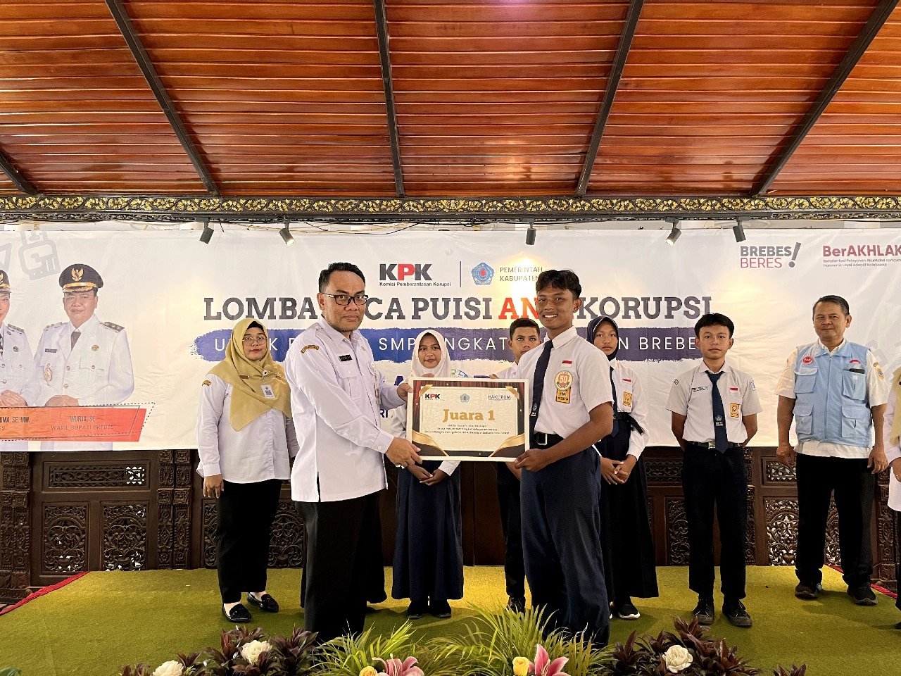 Puisi Pelajar Menggema di HAKORDIA 2025 Inspektorat Brebes